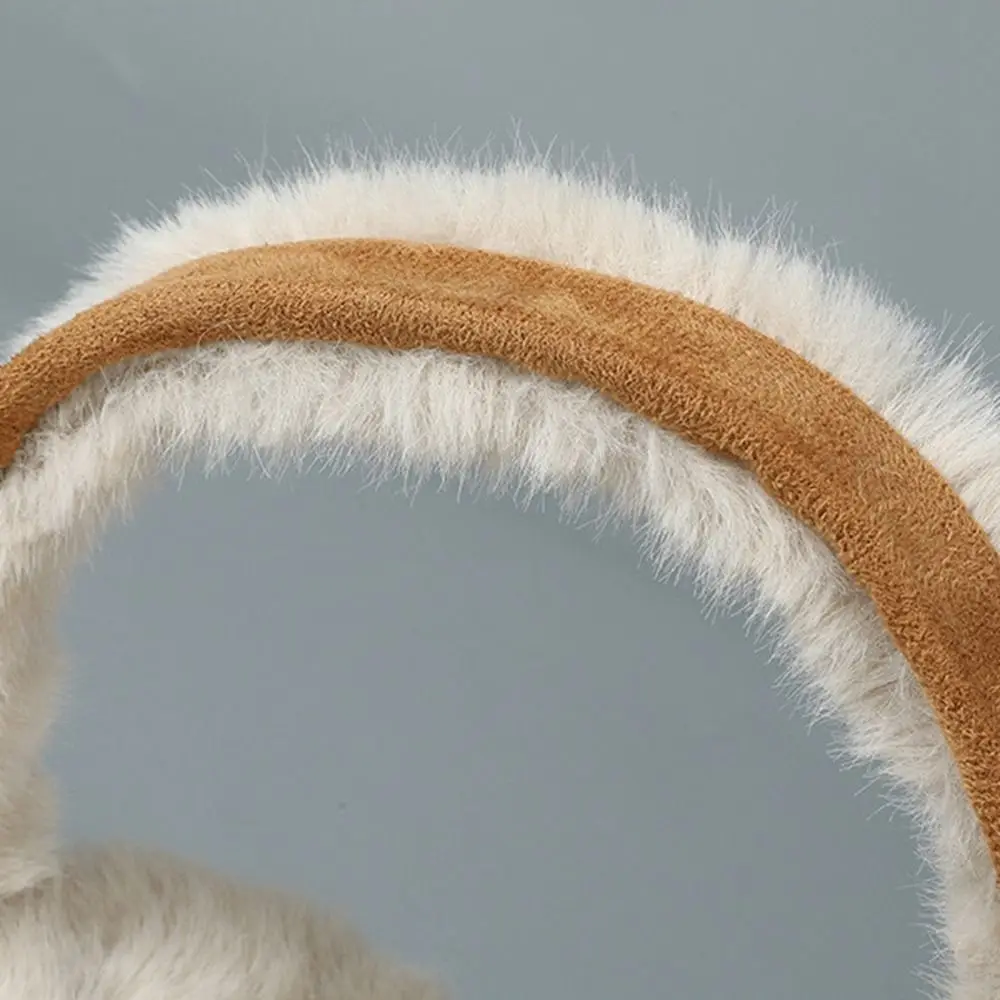 Suede Plush Earmuffs Fashion Thicken Ear Cap Foldable Ear Cover Earflap Keep Warmer Winter Earmuffs Female