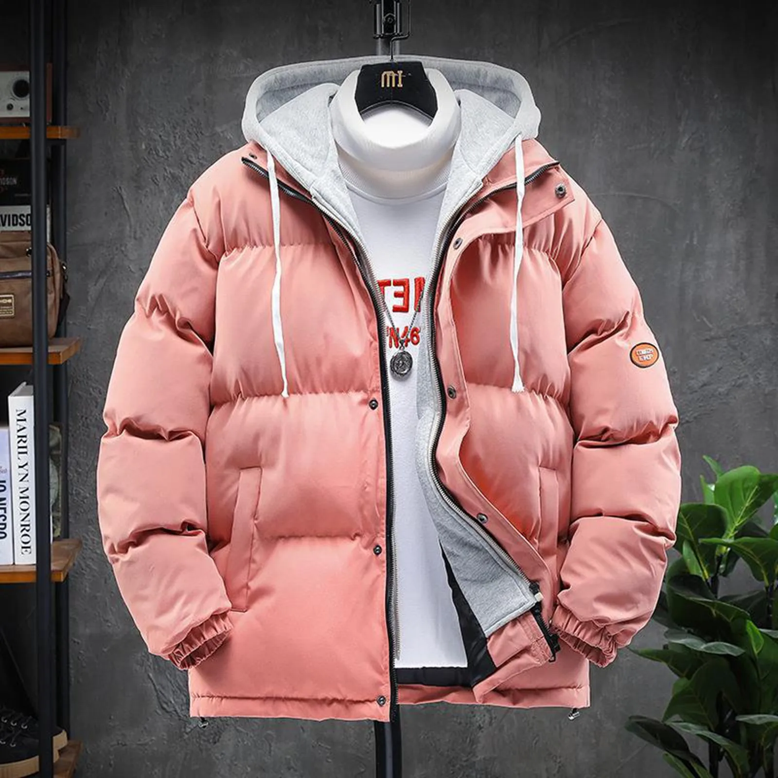 2023 Male Coat Windbreaker Jackets For Men Fashion Autumn Winter Overcoat Men'S Casual Jacket Keep Warm Windproof New Coat