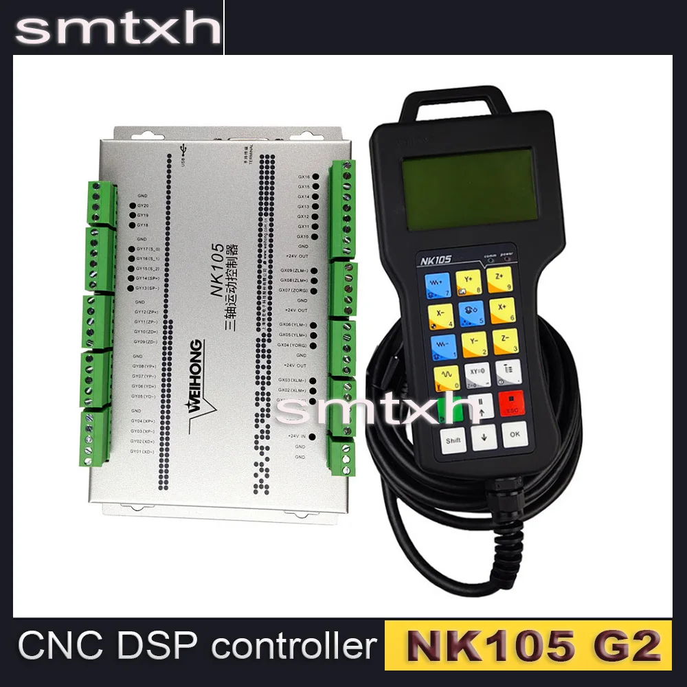 

Original WEIHONG 3 Axis CNC DSP Controller Kit NK105 G2 Plasma Cutting Machine Controller Milling CNC Engraving Machine