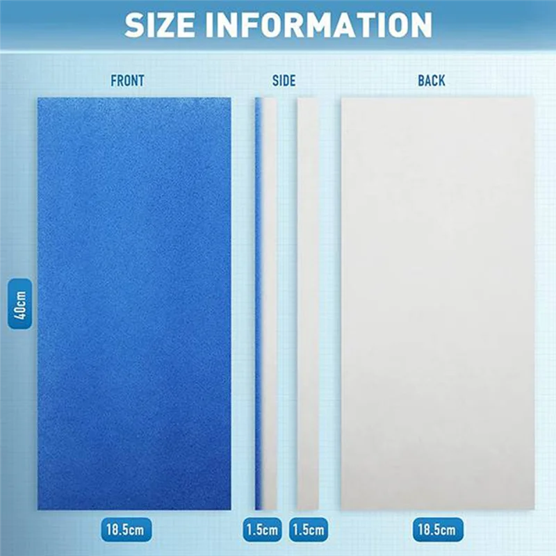 

A63K-4Pcs Airbrush Hobby Airbrush Spray Booth Filter Polyester Booth Replace Filter Fit For Master