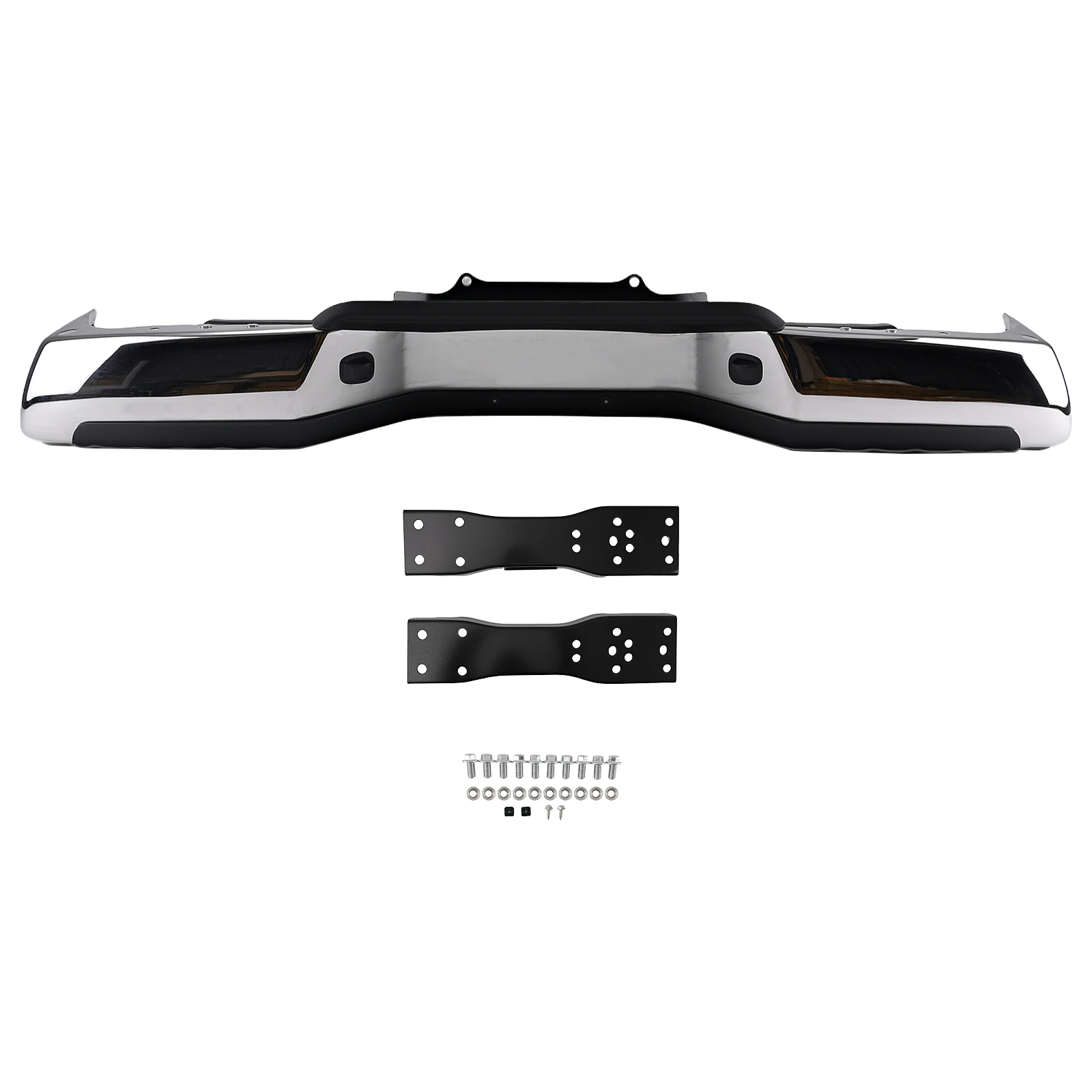 Rear Bumper Assembly for Nissan Frontier 98-04 XE SE Chrome 850107B426 Steel