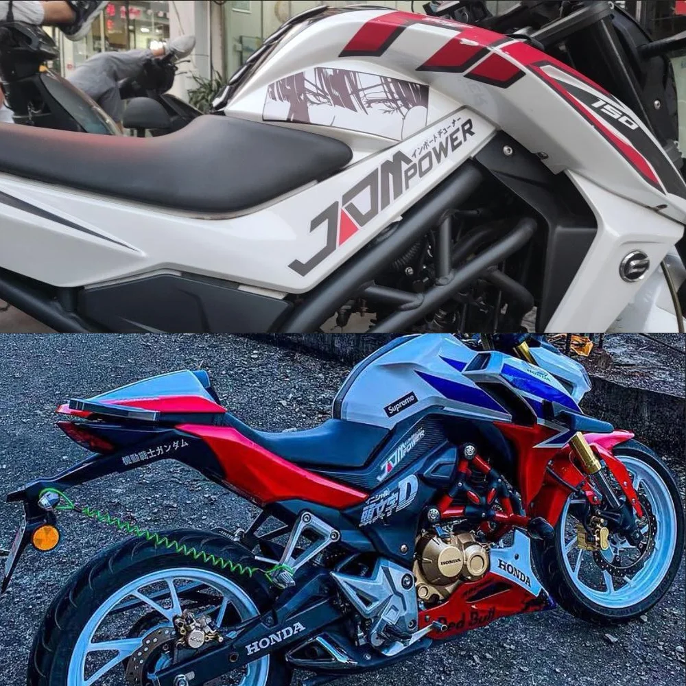 JDM Stickers JDMPOWER Reflective And Rainbow Stickers For Motorcycles Cars