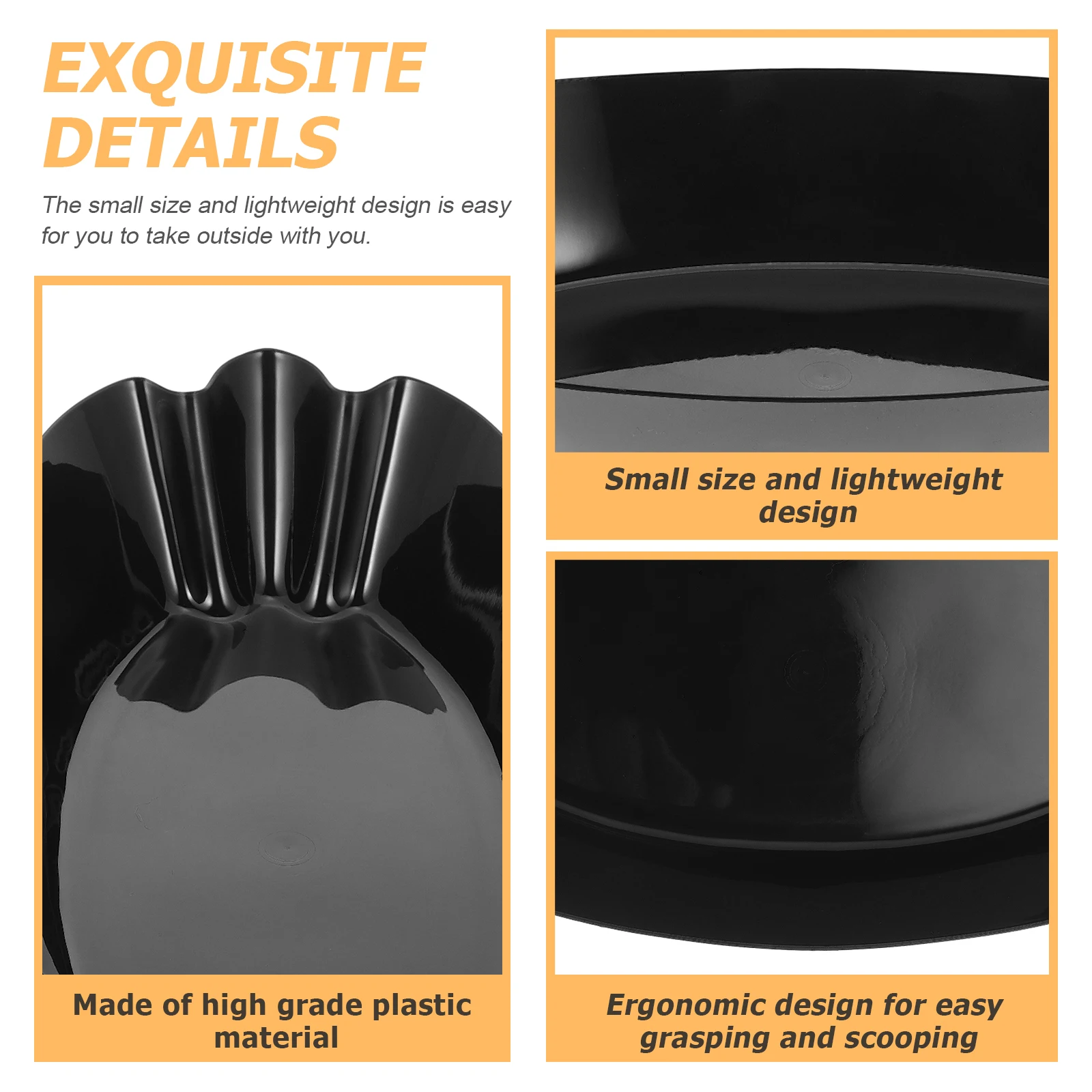 

Coffee Sample Display Tray Plastic Holder for Roasted Green Beans Cupping Weighing Lightweight Portable Storage Solution