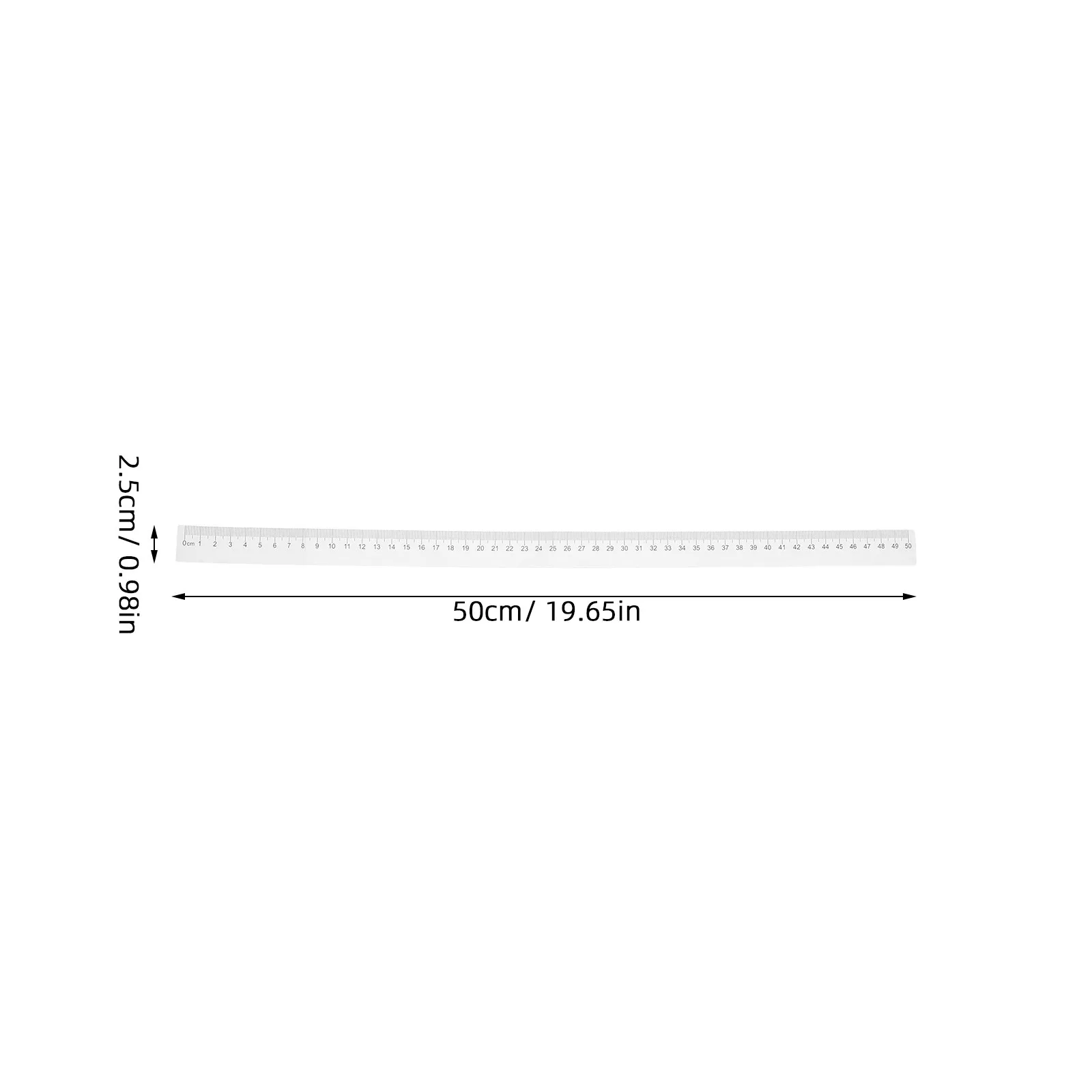 100Pcs Double Sided Paper Measuring Tape 50Cm Body Tape Measure Set for Head Circumference Wound Measurement Classroom Babies
