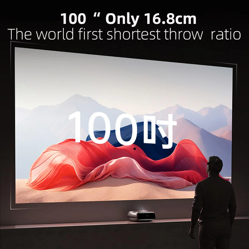 JMGO O3 Ultra Smart Projector 4K Android 3D Ultra Short Throw Ratio Laser 4GB 128GB Ultra Short Throw 4K Projectors for Sale view 3