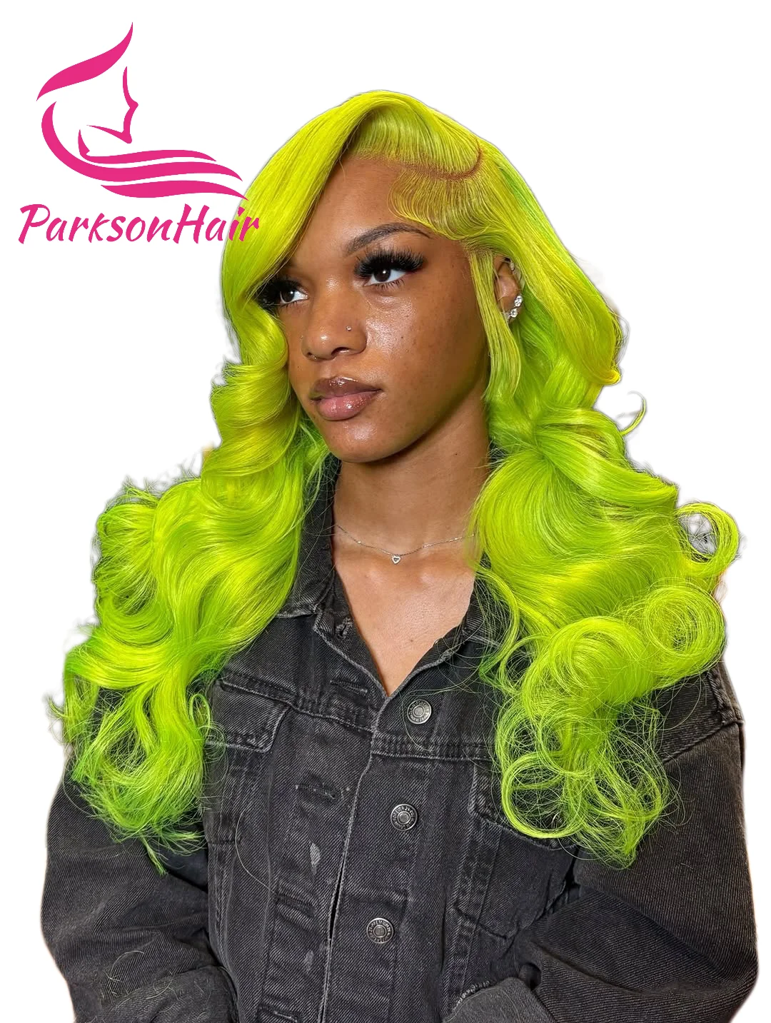 

13x4 13x6 Светло-зеленые прозрачные парики из натуральных волос на кружеве для женщин, предварительно выщипанные бразильские зеленые цветные волнистые парики на кружеве спереди