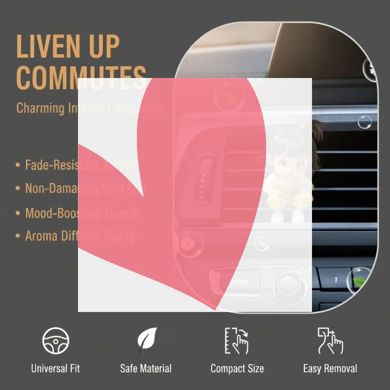Cute Cute Little Girl Acrylic Car Vent Clip Decoration, Car Fragrance Diffuser, Valentine's Day Gift, Cute Car Interior Accessories - Aliexpress Deal