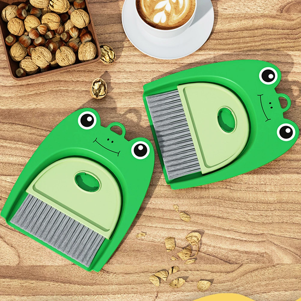 

1 Desktop Mini Broom Dustpan Set s Creative Cleaning Tools Portable Small Broom Set For Car Keyboard Gaps Durable Countertop