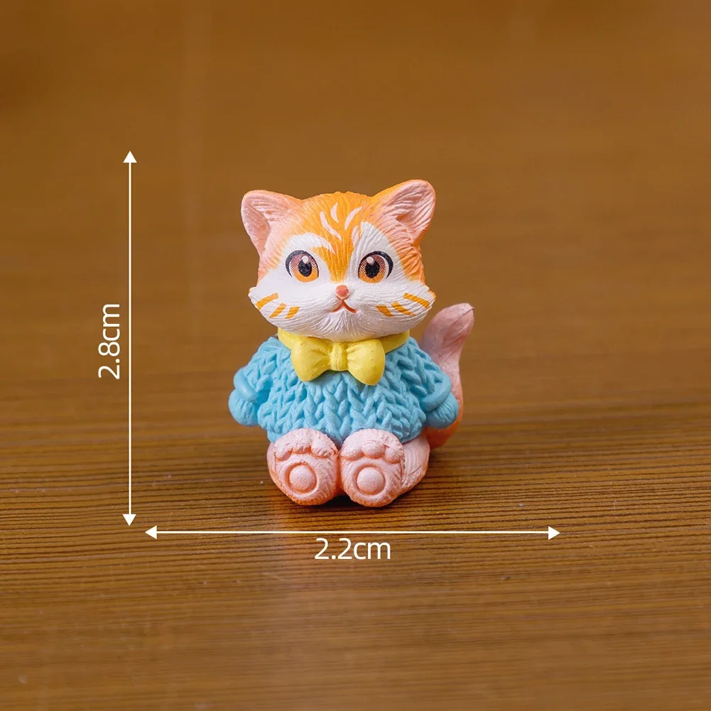 1Pc Cute Small Dog Puppy Animal Decoration Resin Craft Miniature Figure Tiny For Bonsai Microlandscape Fairy Garden Decor