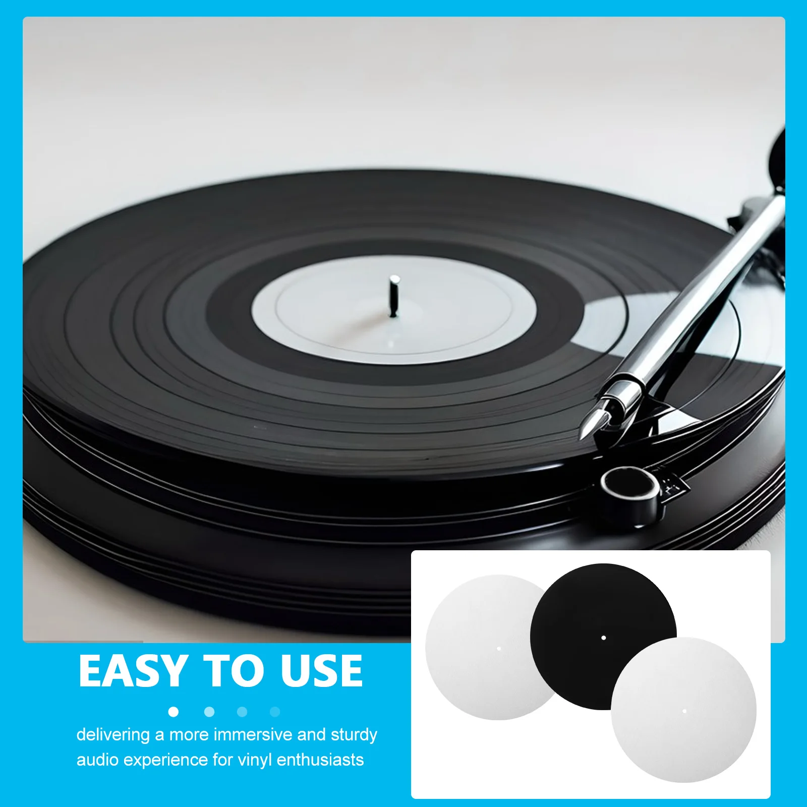 

Vinyl Record Mat Noise-reducing Slipmat for Dedicated Anti-static Player