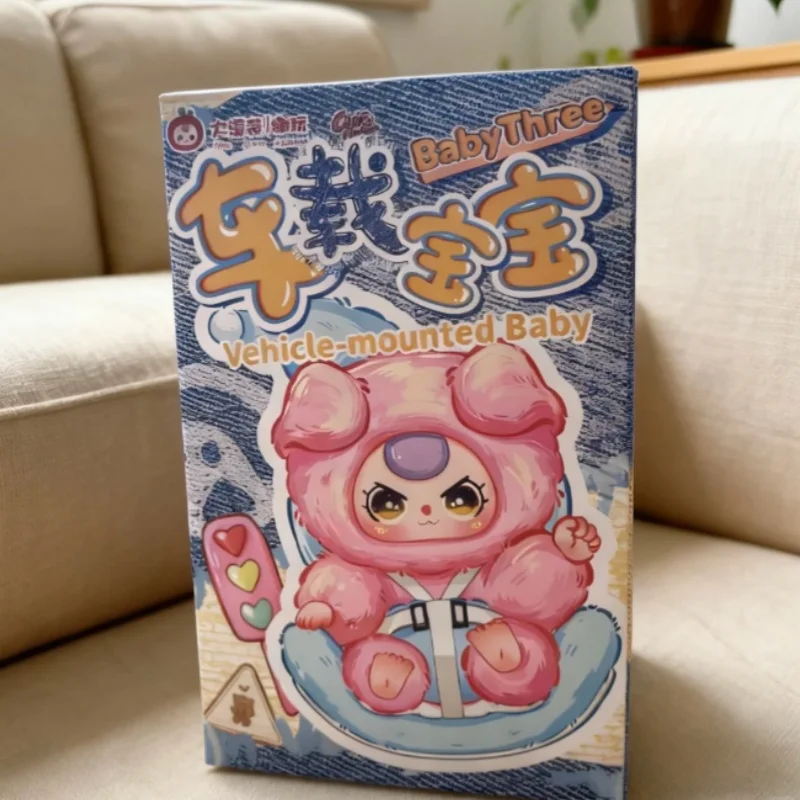 

In Stock Genuine Baby Three Car Aromatherapy Series Blind Box Cute Doll Car Decoration Desktop Decoration Collection Gift Toys