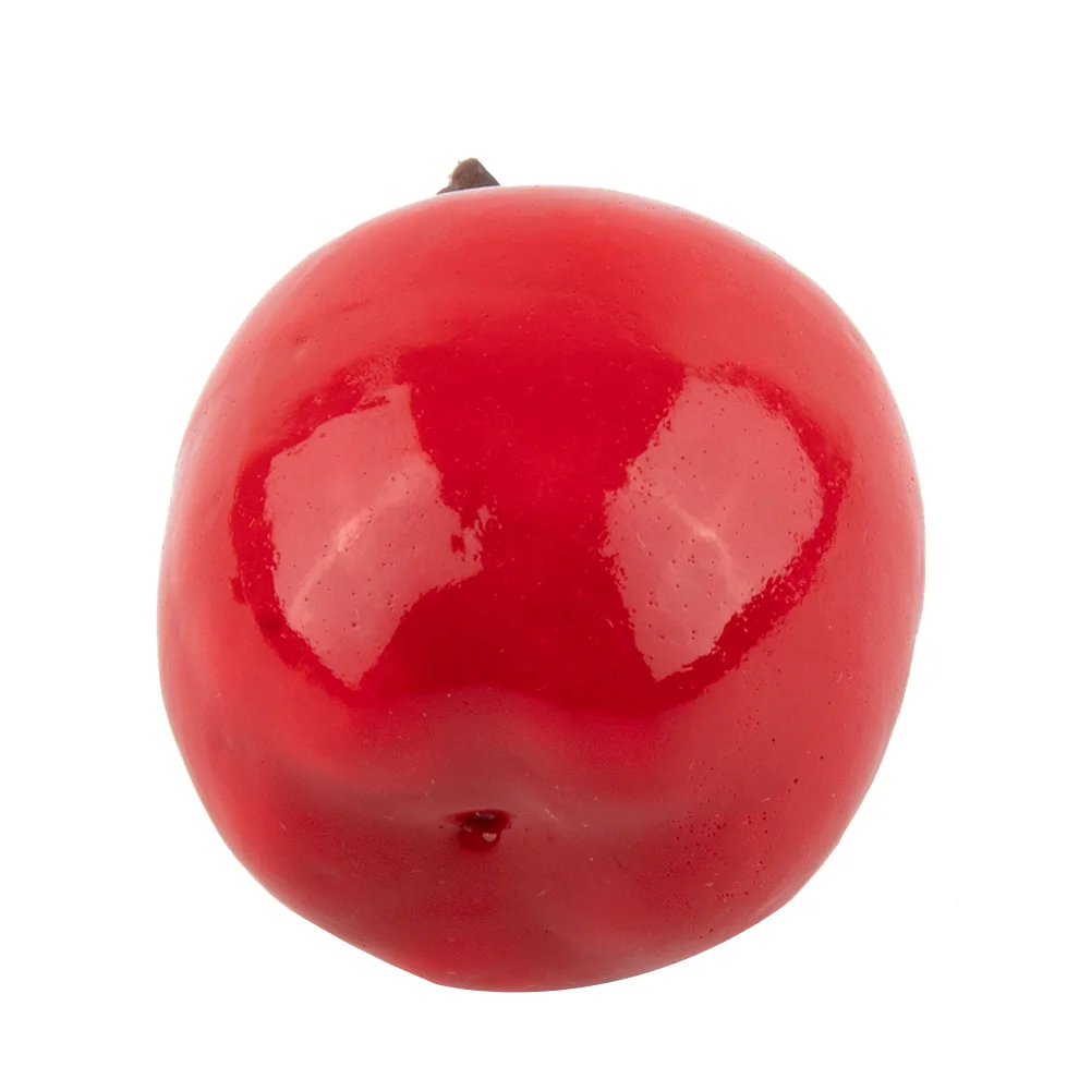 High Simulation Fruit Plastic Fake Red Apples Photo Props Fruit Home Artificial Varietal Green Apples Fruit Shop Model