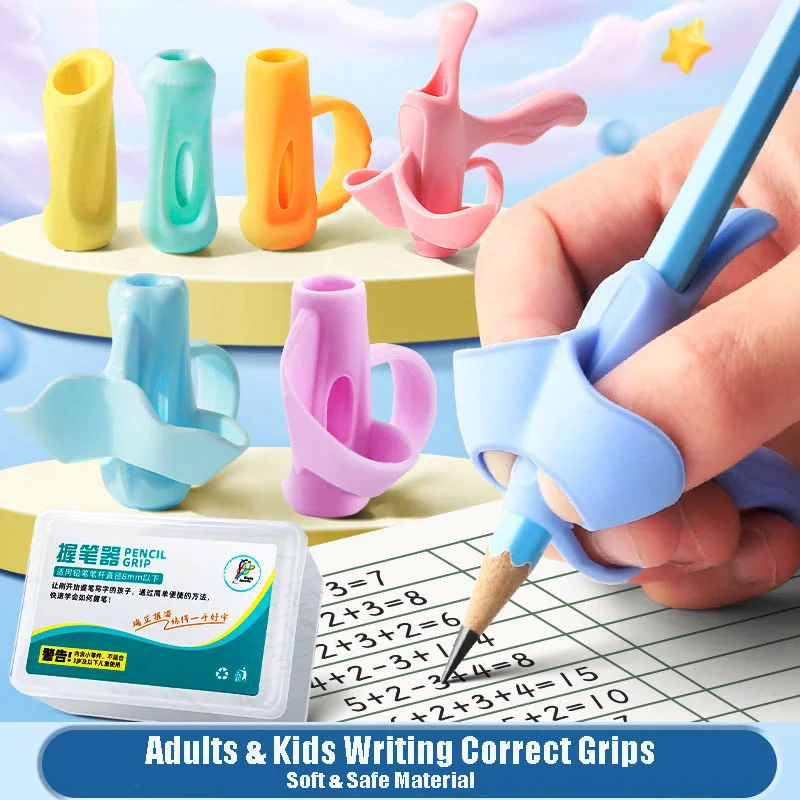 Popular Montessori Toys Children Early Learning Writing Grips Baby Hold Pencil Corrector Kids Educational Toys For Birthday Gift