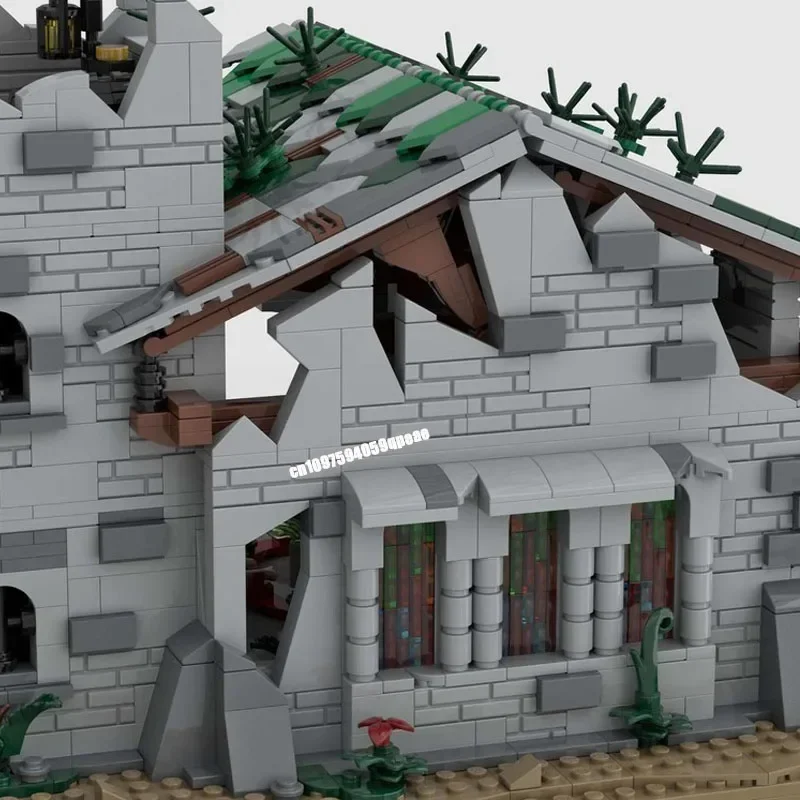 New 2834Pcs Moc European Medieval Castle Street View Series Dark Ritual Model Diy Creative Ideas Toy Birthday Gift Custom Puzzle