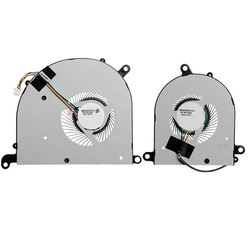 

CPU Cooling Fan + GPU Cooling Fan As Shown Plastic Computer Accessories For MSI PS63 Modern 8RC 8SC MS-16S1 16S1-CPU 16S1-GPU