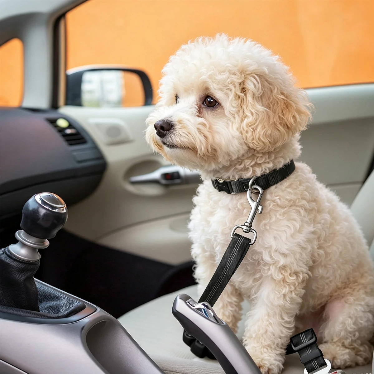 Adjustable Reflective Dog Car Safety Belt description 2
