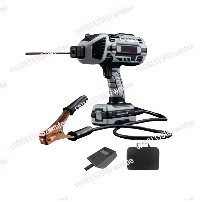 Portable Handheld Arc Welder 3.2/2 mm Wire Wire Welder Gun Alligator Clip Steel Aluminum Power Cable Steel Brush