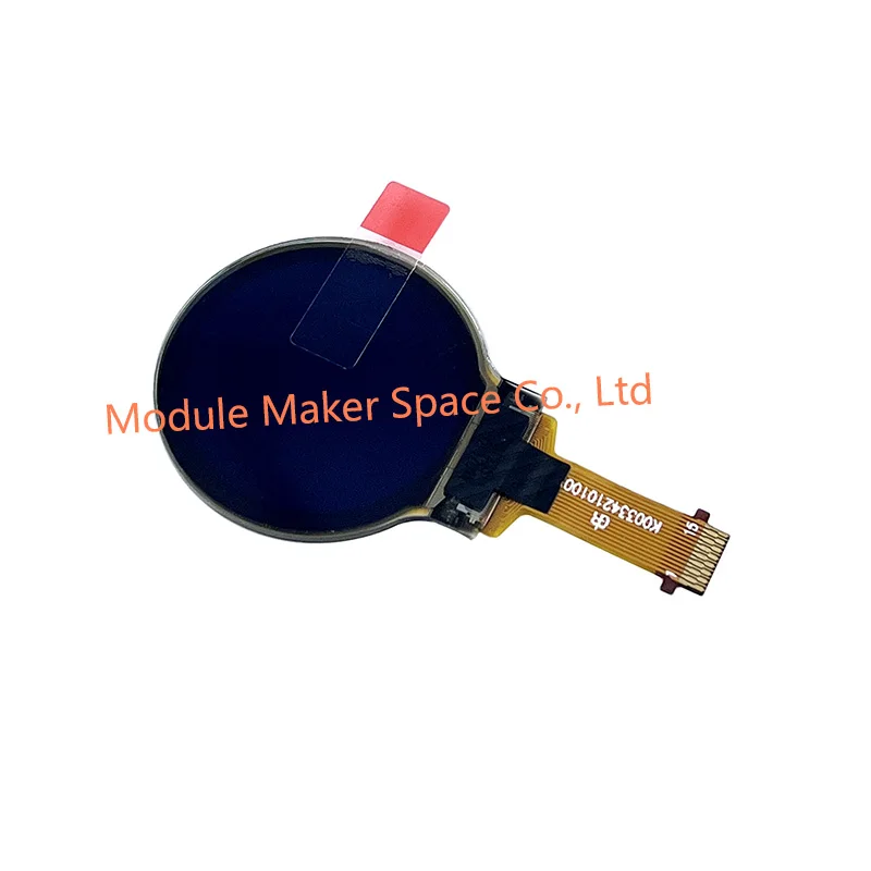 Modulo display OLED rotondo da 0,75 pollici, 128x128 bianco, controller SSD1327, interfaccia SPI/I2C