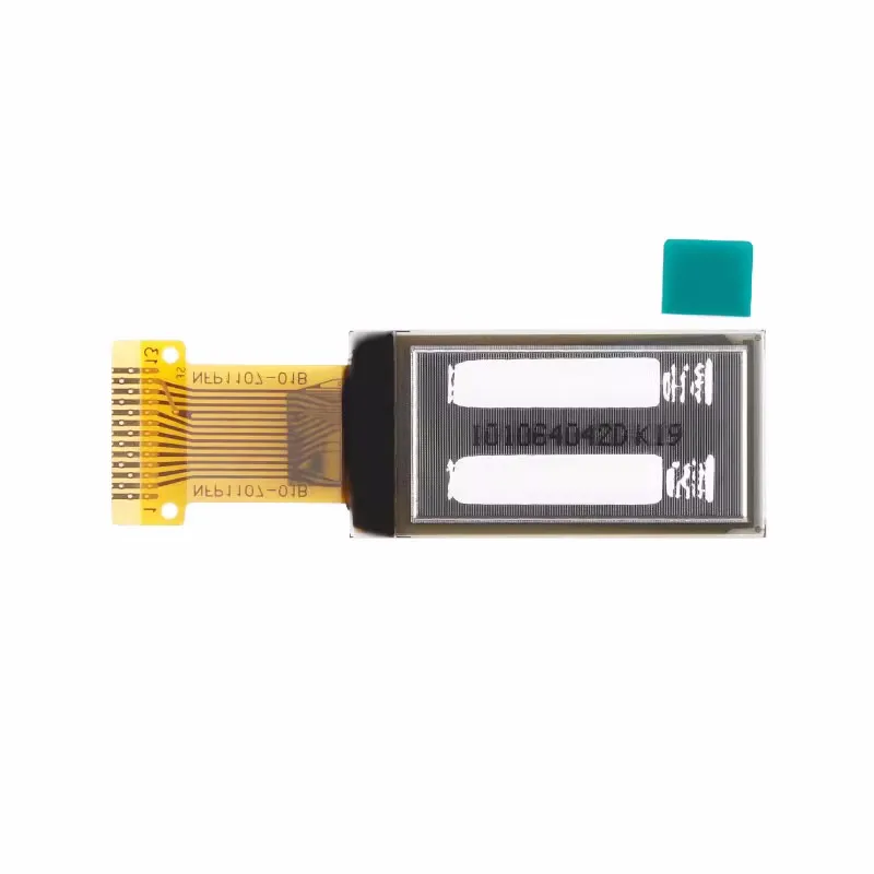 Tela LCD com tela nua OLED de 0,96 polegadas, resolução de tela LCD 64*128 interface SPI/IC SH1107
