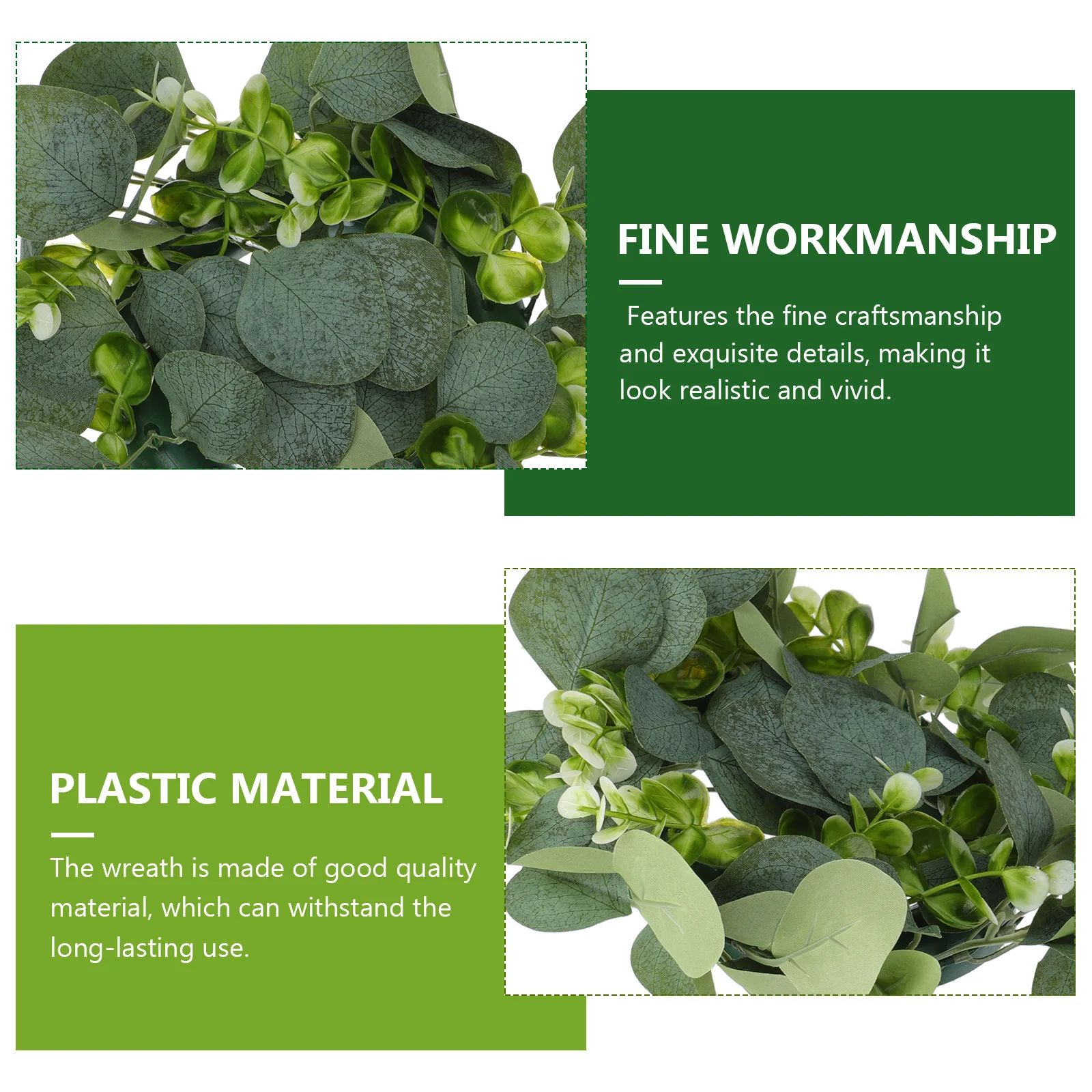 

2pcs Mini Artificial Wreath Decor Dinner Table Decorative Holder For Party Home Decoration Small Fake Wreaths Plastic