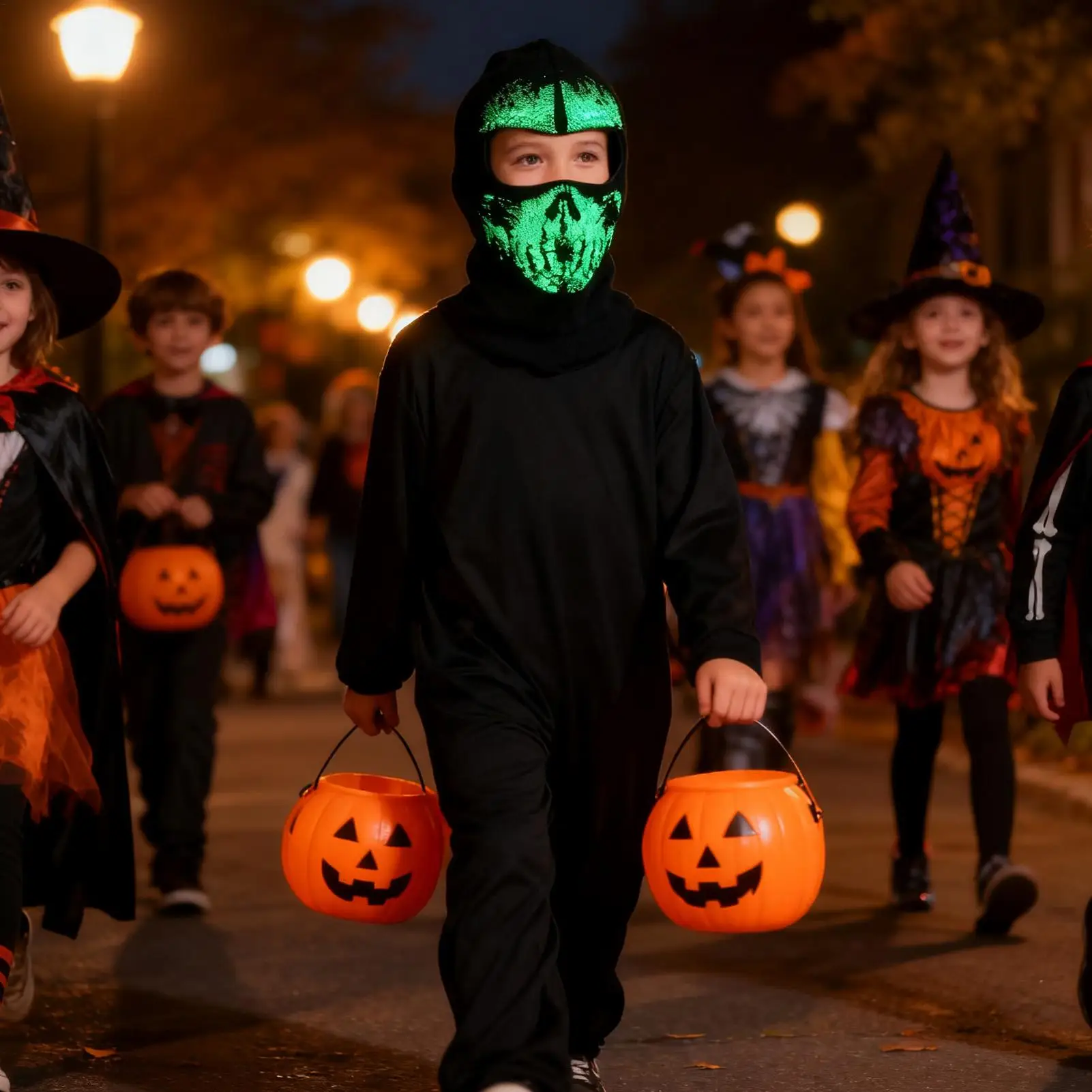 

Face Cover For Winter Halloween Windproof Skull Hood Winter Thermal Skiing Neck Gaiters For Runners Cyclists Women Cosplay