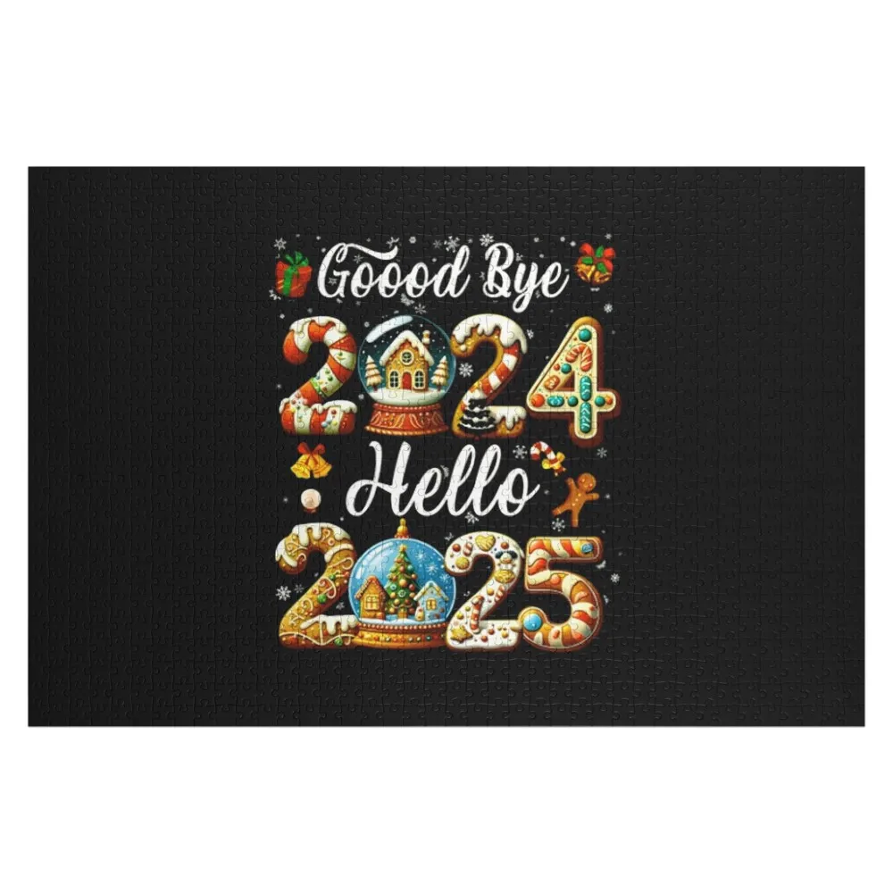 

Goodbye 2024 Hello 2025 Jigsaw Puzzle Works Of Art Woodens For Adults Toddler Toys Personalized Toy Puzzle
