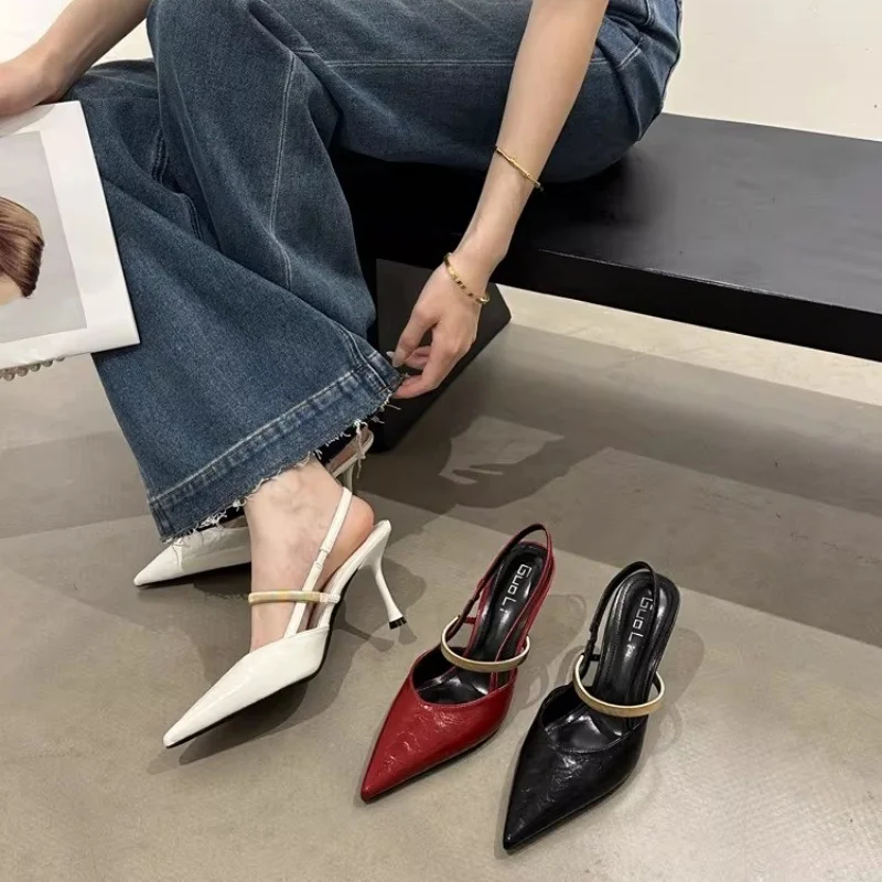 2026 Neue Bestseller Komfortable High-Heel-Sandalen Eleganter und Sexy Outdoor-Bankett-Stil Vier Jahreszeiten Übergrößen Damenschuhe