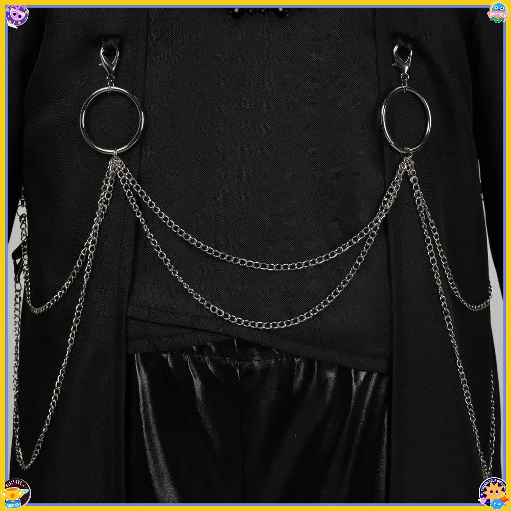 مجموعة أزياء أنيمي فيلم الأولاد لعب الأدوار التأثيرية للحفلات لـ K-POP: شيطان الصيادين الأولاد جينو أزياء تنكرية لحفلات الهالوين