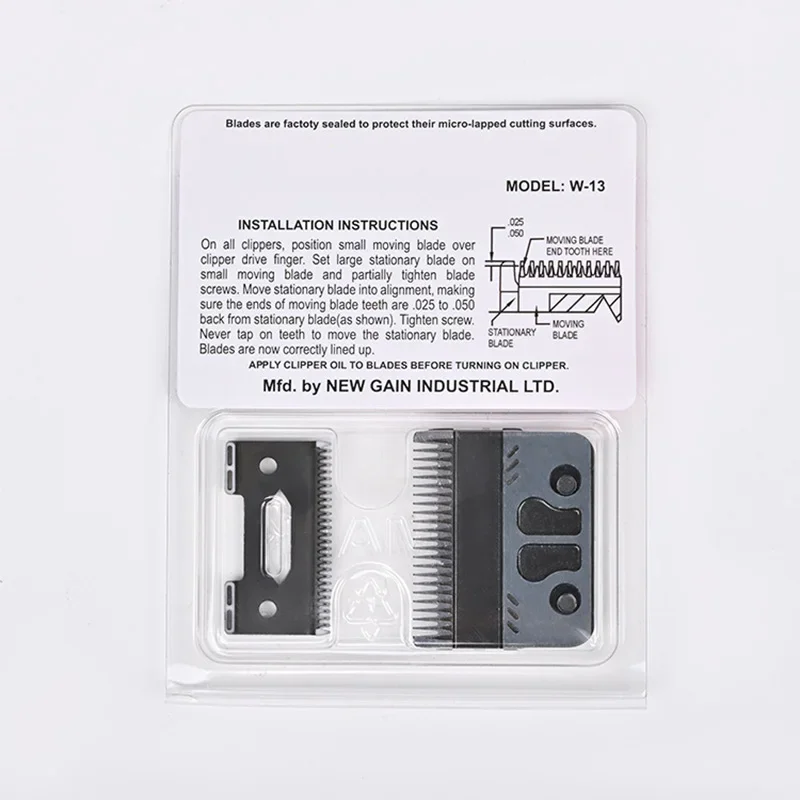 WMARK Hair Clipper DLC Blade 440C Stainless Steel Powder Metallurgy Ceramic Moving Blade W-13 Haircut Machine Accessories