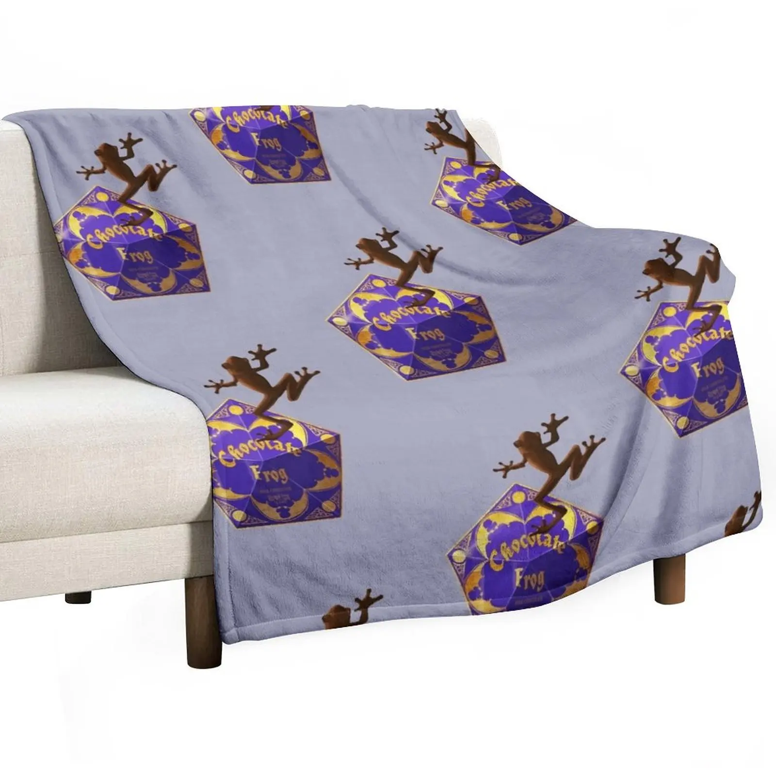 

Chocolate Frog! Throw Blanket Designers Luxury Throw Decorative Sofa Blankets