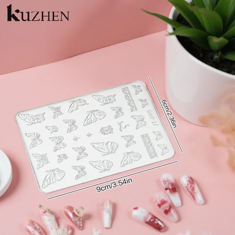 Forma Silikonowa Motyle Graffiti Linie Abstrakcyjna Sztuka Piękno Zdobienia Paznokci DIY Narzędzie Rękodzielnicze Serce Miłości Sweter Krata Forma Silikonowa