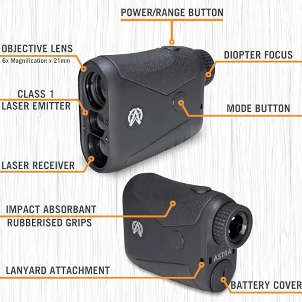 Laser Rangefinder Hunting Shooting Golfing Red OLED/HD Display Fast Accurate 1760yd Reflective 1000yd Tree 800yd Deer All Glass