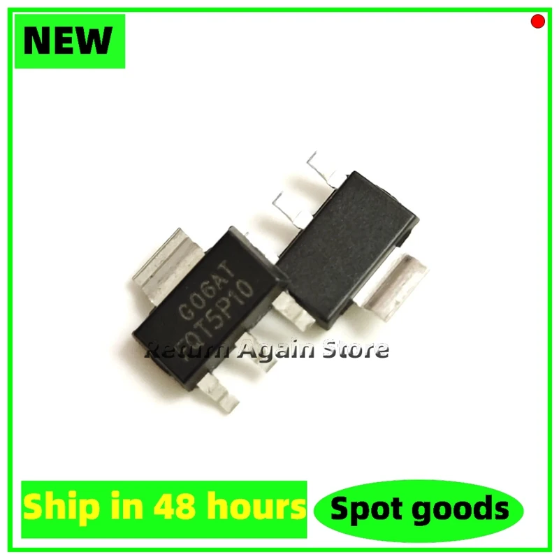 10 ピース/ロット FQT5P10 mosfet P-ch -5A -100V SOT-223 新しい