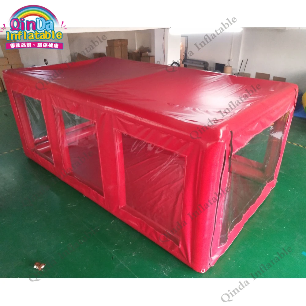 Free Shipping Inflatable Heated Hail Protection Car Cover Garage,Dust Proof Inflatable Car Wash Tent With Air Pump