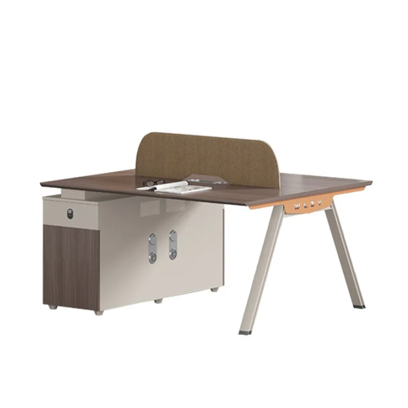 Staff office desk and chair combination 2/4/6 seat office desk partition workstation computer desk