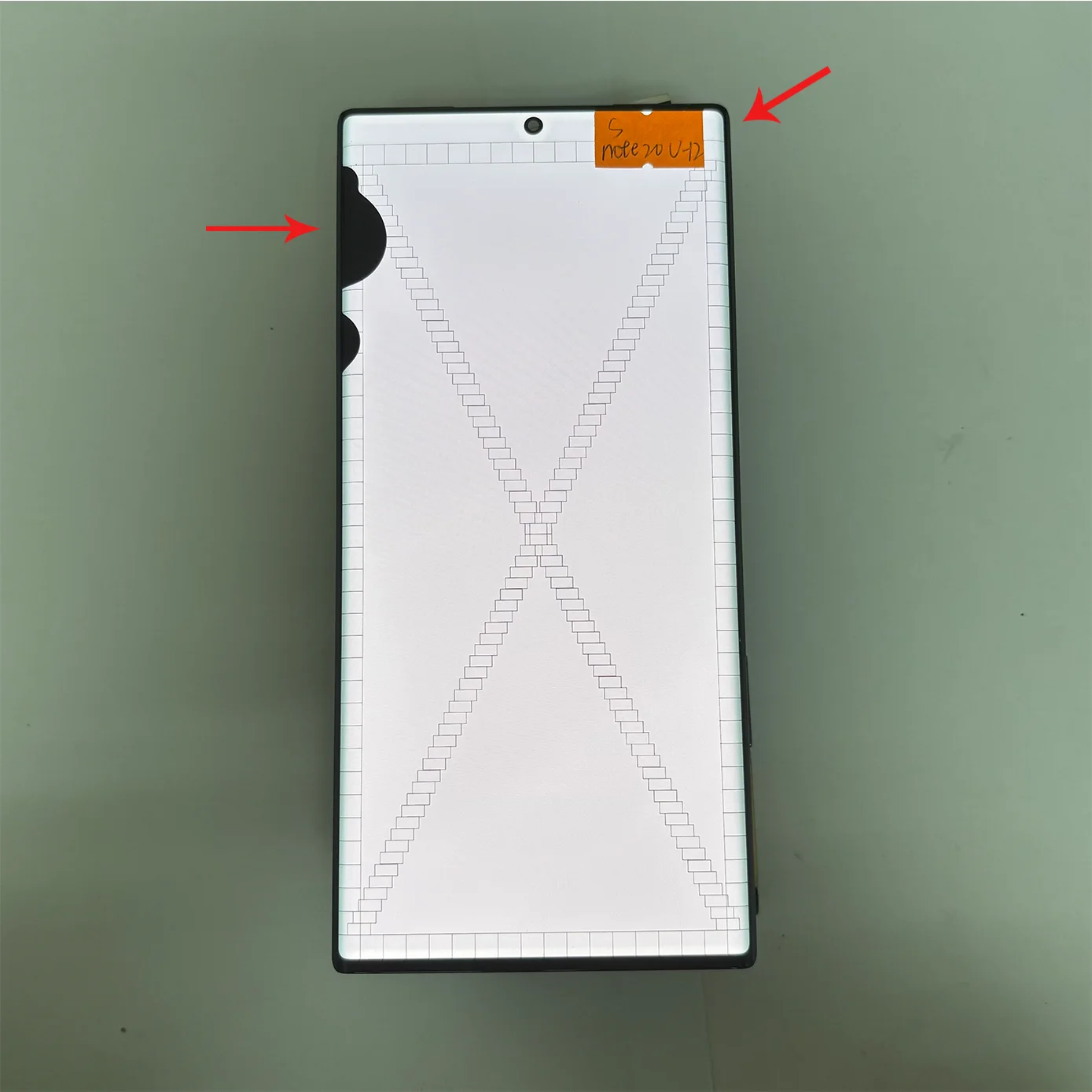 Tested 100% AMOLED For Samsung Note 20 Ultra N986F N985B LCD Defective with Frame Note20U Display Screen Digitizer Replacement - view 4