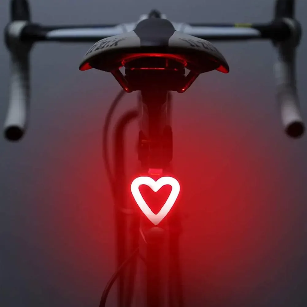 Luz Led trasera para bicicleta de montaña y carretera, faro trasero con varios modos de iluminación, carga USB, tija de sillín