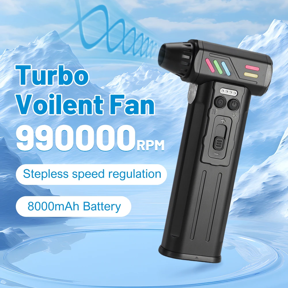 Ventilador de chorro turbo de 990000 RPM