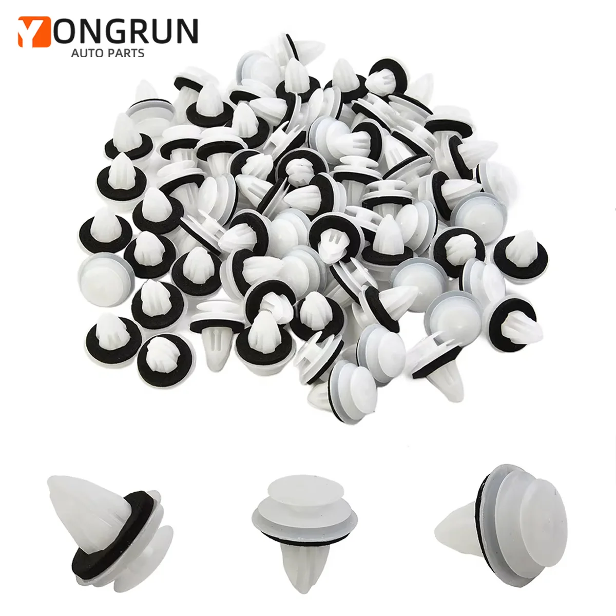 20/50 stücke Feste Tür Panel Stoßstange Clip Interne Kotflügel Schrauben Nieten Auto Interne Clip Zubehör 9mm Loch Tür stoßstange