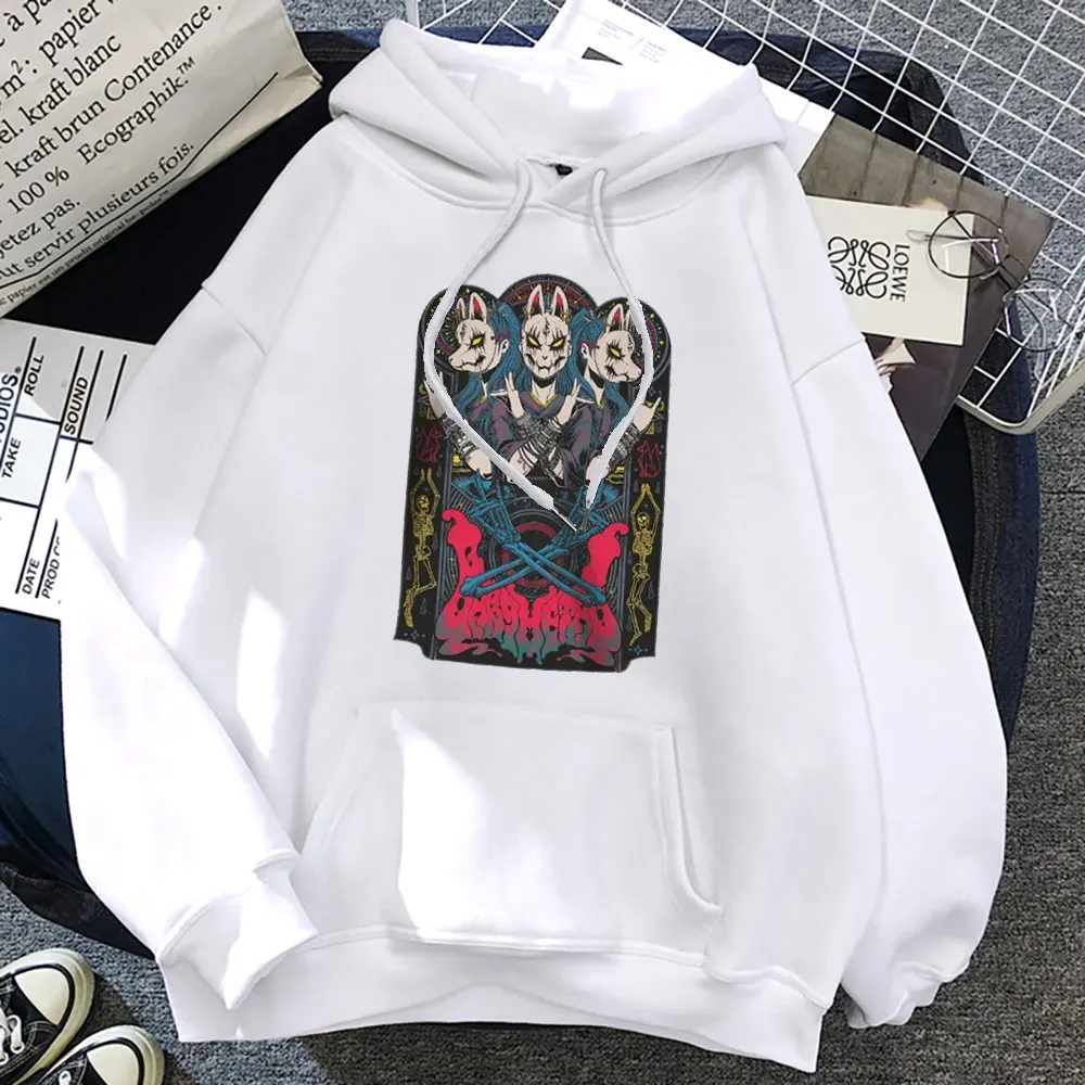 BABYMETAL Hoodies Japanese Women's Metal Band Idol Graphic Sweatshirts R Harajuku Casual Fashion Y2K Clothes Woman Clothing