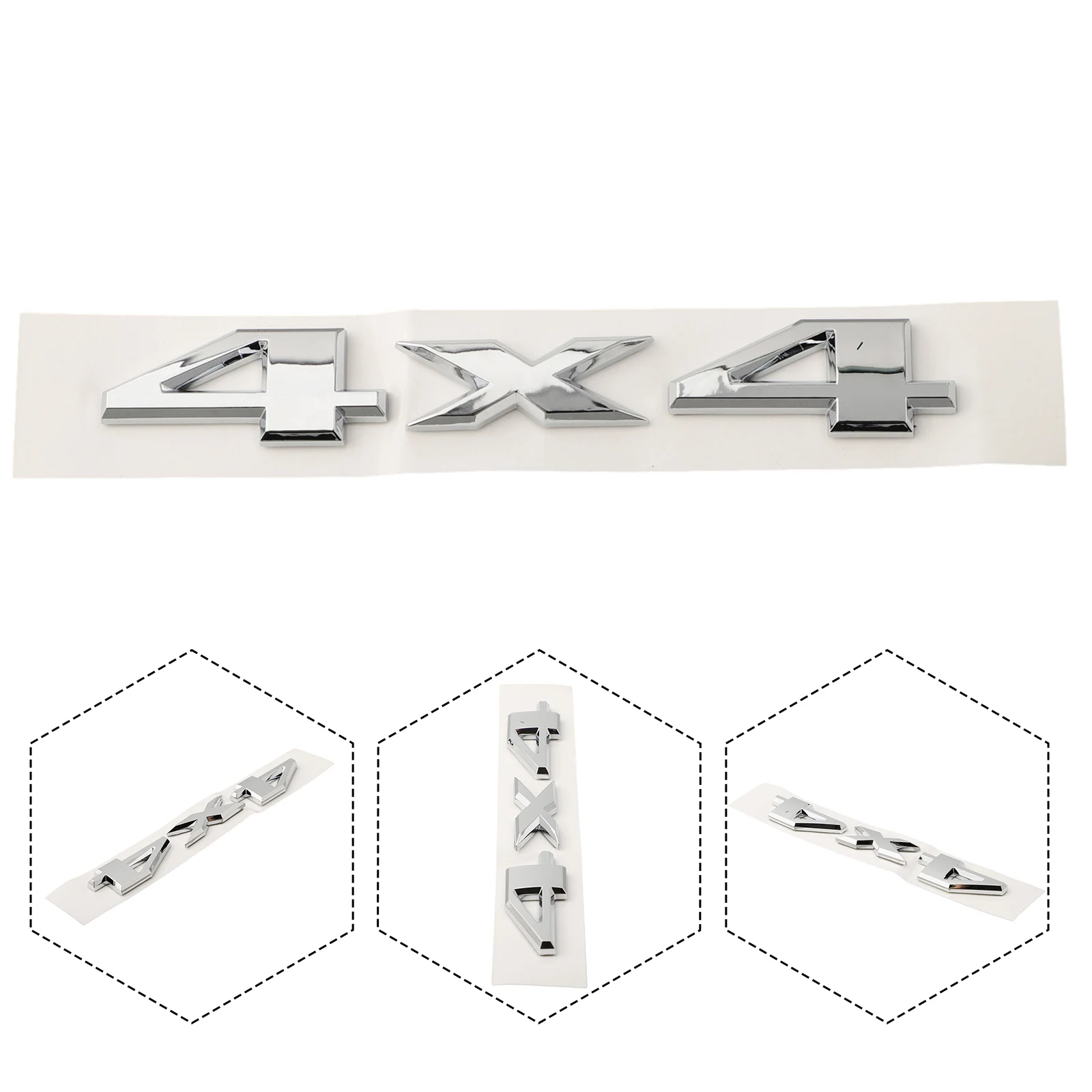 3D 4x4 Four Wheel Drive Car Sticker Logo Emblem Badge Decals Car Styling Accessories For Dodge For Ram-500 2500 3500