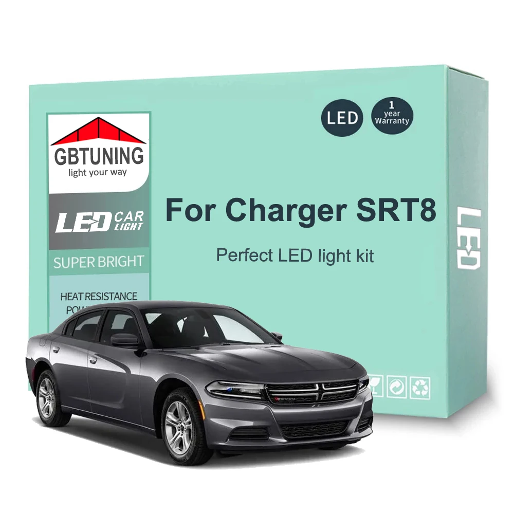 

Автомобильная светодиодная внутренняя лампа для Dodge Charger SRT8 SRT 2005–2017 2018 2019 2020 2021 2022 год Canbus