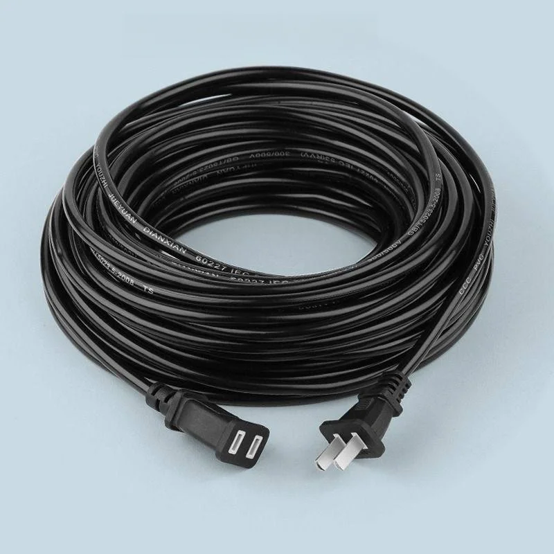 US Canada 2-prong Male To Fema - Outdoor Power Extension Cord recension och pris