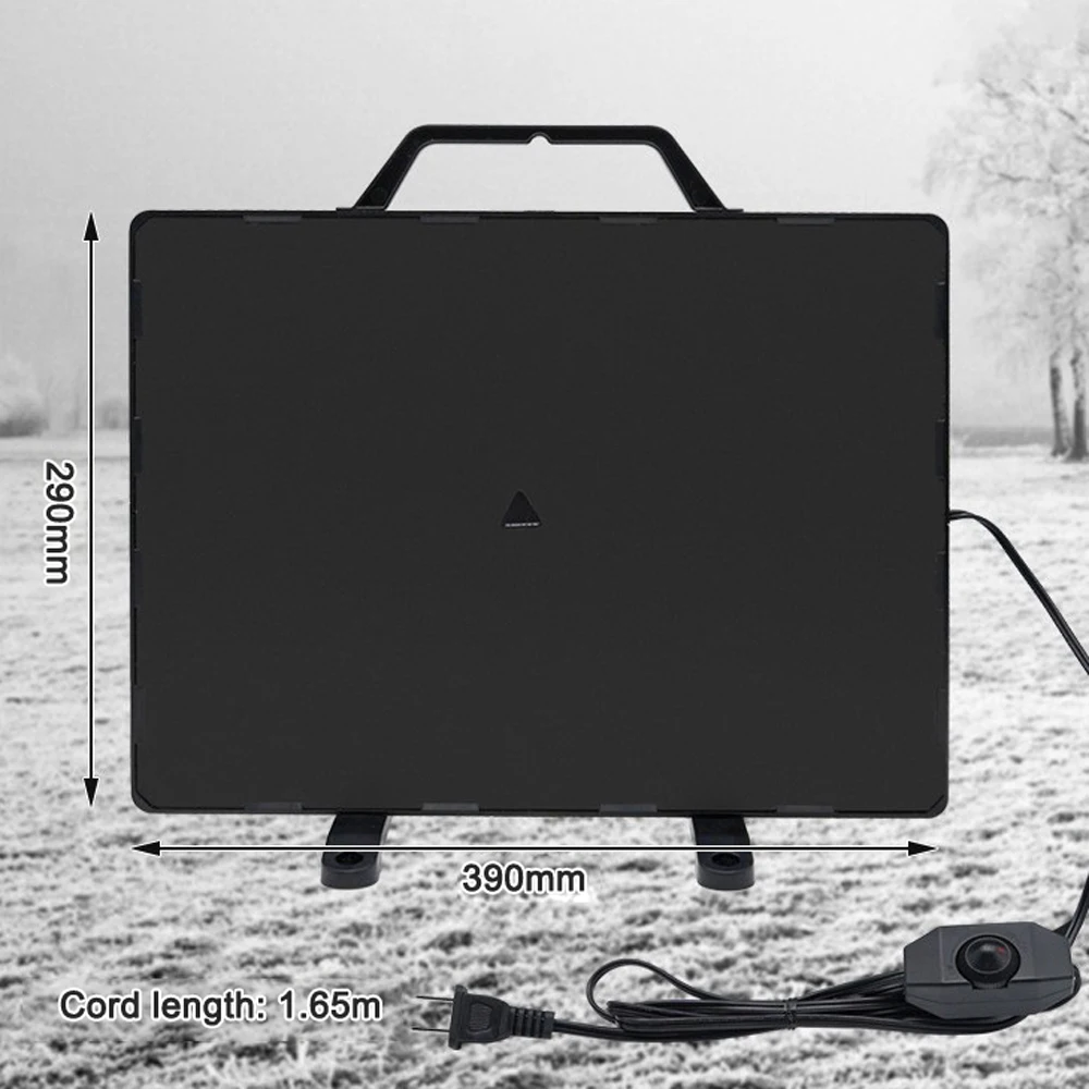 Hühnerstall Heizung 160 W – Einstellbar 0–99 °C – Frostwächter Für Hühner, Kaninchen, Katzen & Hunde