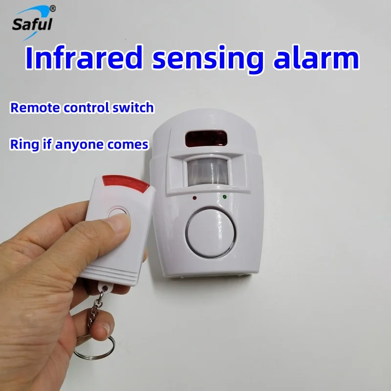 Infrared remote control alarm sensor home wireless detection electronic dog door and window shop alarm