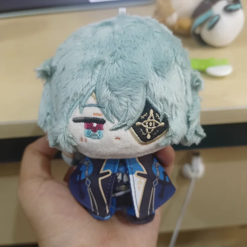 Jeu Honkai Star Rail Mydei poupées en peluche porte-clés Mini 12 cm sac à dos pendentif poupées en peluche Anaxagoras jouets en peluche Fans de cadeaux de noël