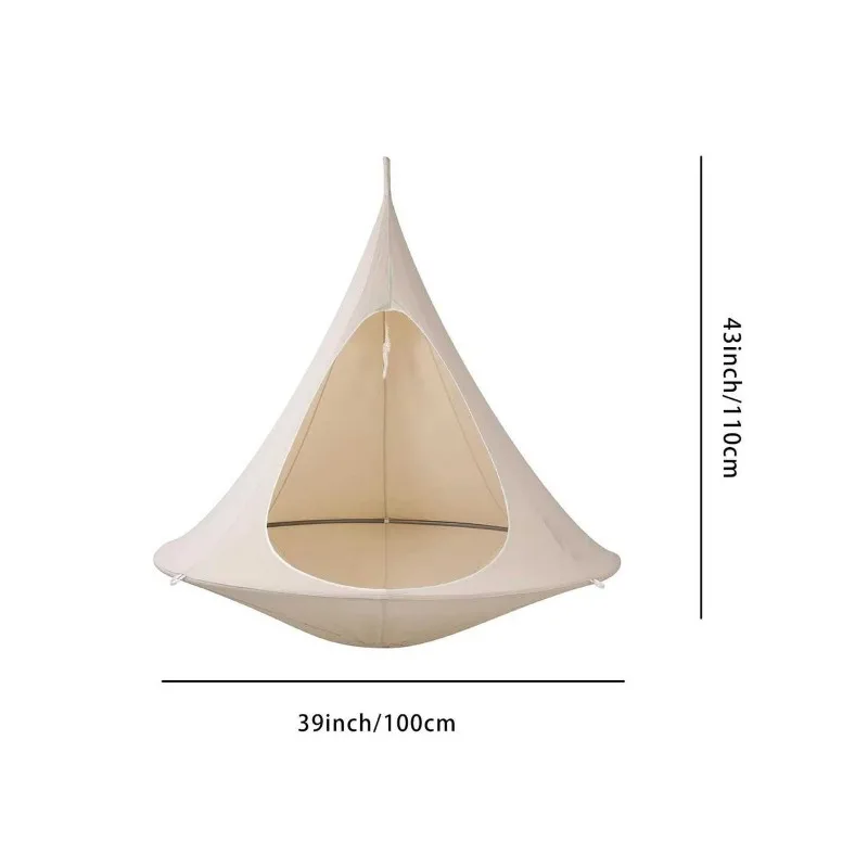 Indoor & Outdoor Hammock Swing - Butterfly Hanging Chair & Hanging Cage for Courtyard, B&B & Scenic Spots
