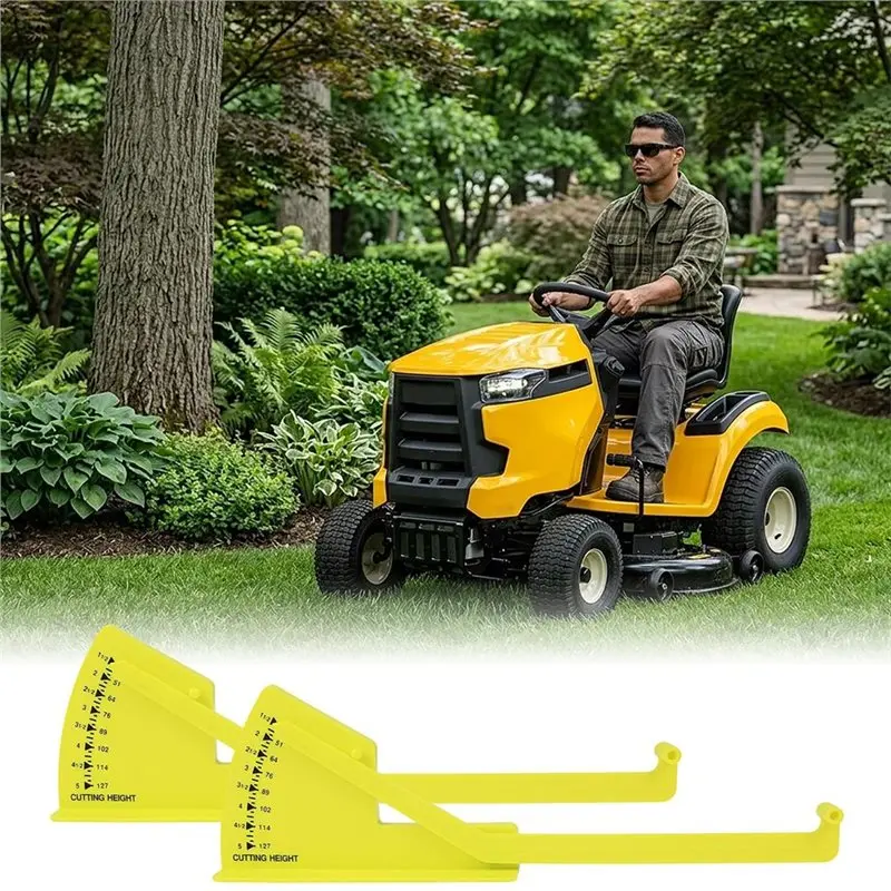ABRW 2PCS Deck Leveling Gauge for AM130907 TY15272 Stens 750-442, Universal Riding Lawn Mower Blade Height Leveler