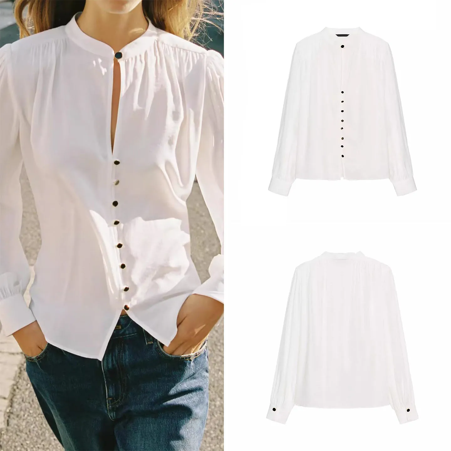 

Z Женская модная повседневная подушечка irt с длинным светом и отложным воротником, новинка 202, Sle Ele 875866