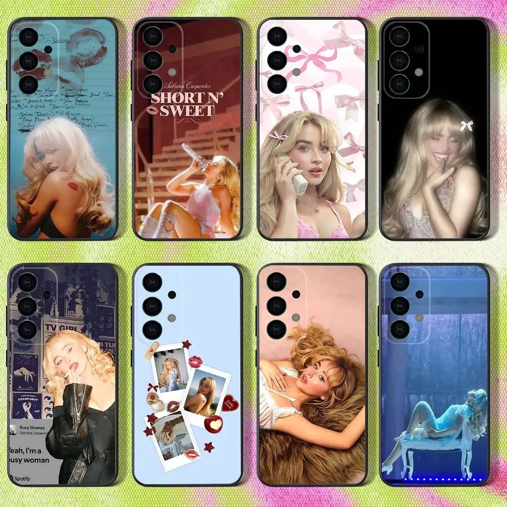 

Sabrina Carpenter Short n Sweet Phone Case For Samsung S25,S24,S21,S22,S23,S30,Ultra,S20,Plus,Fe,Lite,Note,10,9,5G Black Cover